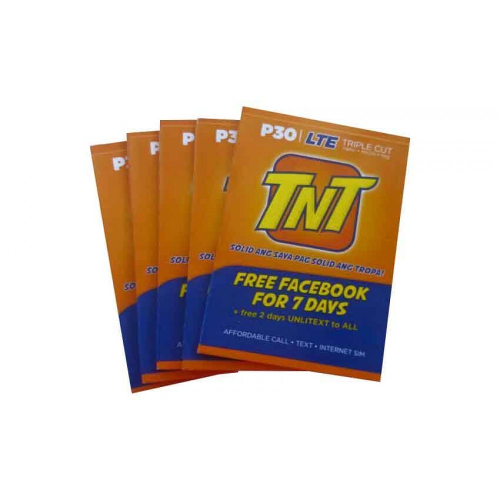 TNT MEGA SIM W/ 25 FREE TXT