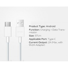 VIVO ORIGINAL TYPE C DATA CABLE 2A